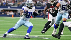 Elliott, Cowboys get back on track with 43-3 rout of Falcons