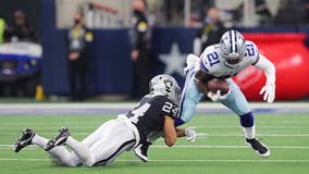 Raiders beat Cowboys 36-33 in OT on field goal after penalty