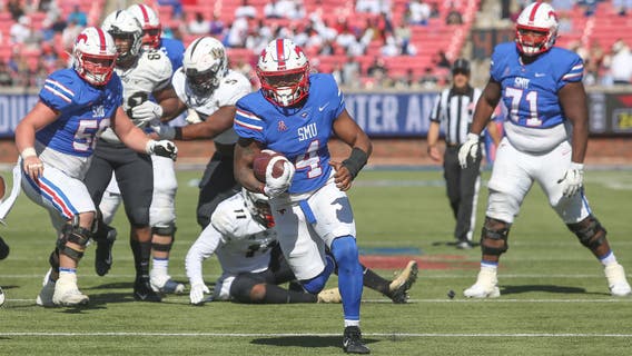 Mordecai, Siggers lead SMU, Mustangs romp past UCF, 55-28