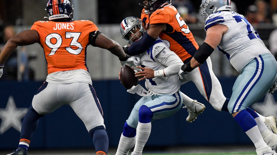 Broncos beat Cowboys 30-16 as 6-game Dallas win streak ends