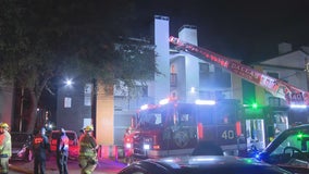 Mother and 3 young children rescued from burning Dallas apartment
