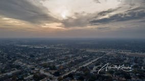 Smoky North Texas skies due to West Texas wildfires