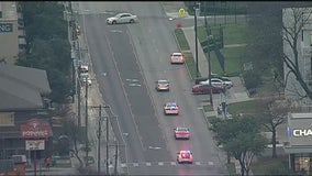 Suspect arrested after police chase into Downtown Dallas