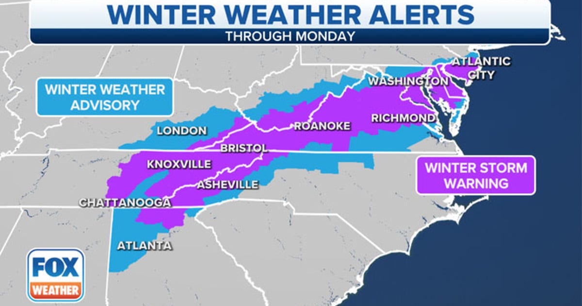 Eastern US hit with 1st winter storm of 2022, bringing heavy snow, wind ...