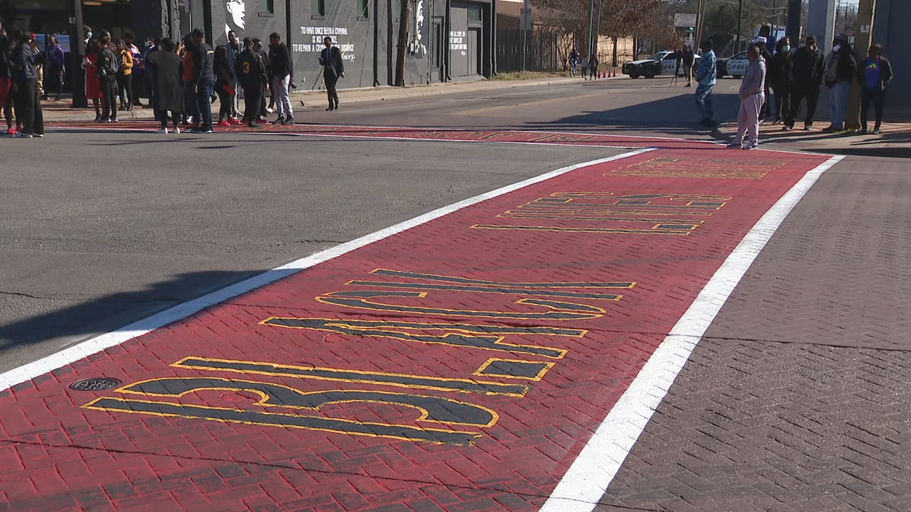 All Black Lives Matter crosswalks unveiled in South Dallas on Martin Luther King, Jr. Day - Vimarsana News