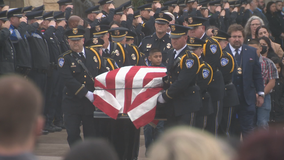 Funeral held to remember Euless officer killed by suspected drunk driver