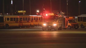 Drivers warm up buses, some schools open early due to arctic blast