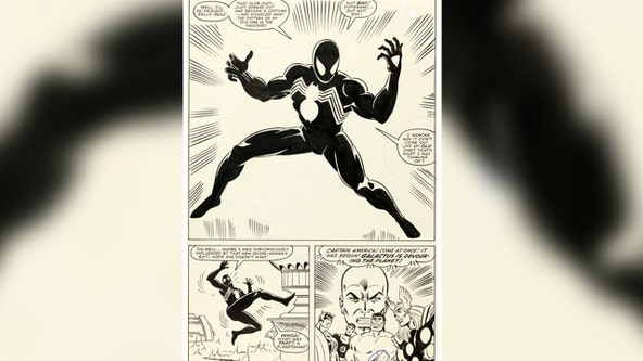 Spider-Man comic book page sells for record $3.36M at auction