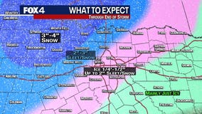 Winter Storm Warning: Ice, sleet and snow fall in Dallas-Fort Worth