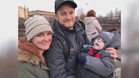 Texas couple returns home after adopting boy from Ukraine