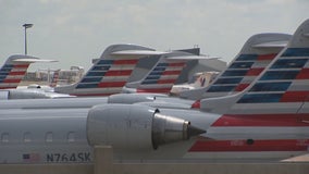 American Airlines plane runs off runway at DFW Airport