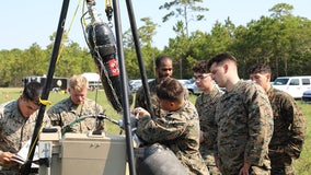 Marines test prototype to convert aluminum to hydrogen fuel, serving as energy source