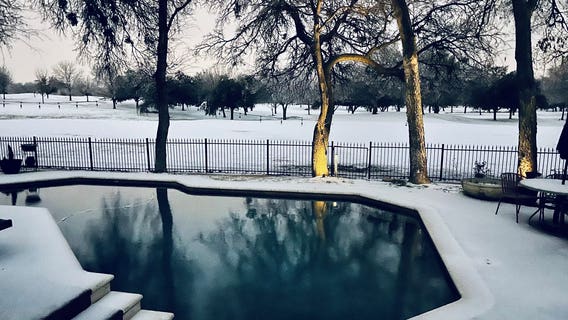 North Texans dealing with ice and snow, bitter cold temperatures