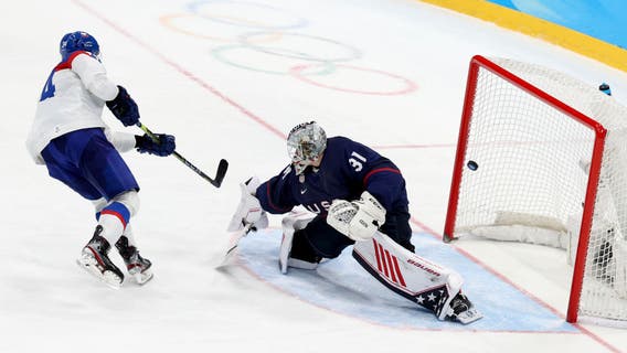US men’s hockey team out of Winter Olympics after shootout loss to Slovakia