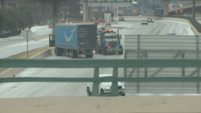 North Texas roads remain icy, slick day after winter storm moves out