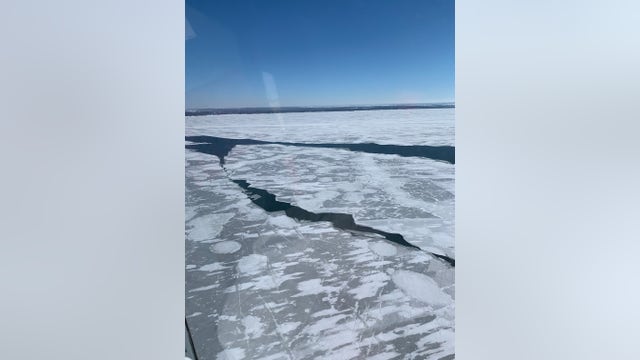 Coast Guard: 18 rescued after being trapped on ice sheet in Lake Erie