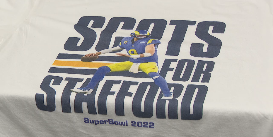 Scots for Stafford:' Highland Park HS grad Matthew Stafford shirts sell out  ahead of Super Bowl