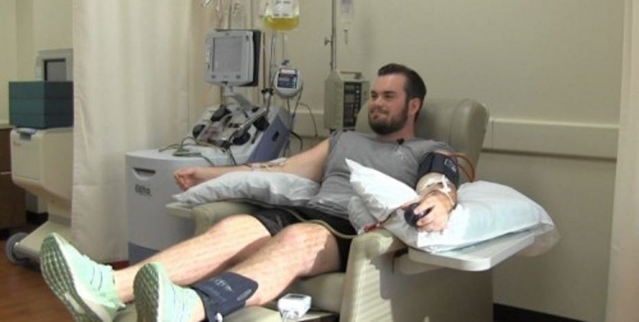 UT Arlington student makes lifesaving stem cell donation to Kentucky man with leukemia
