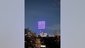 Drones form giant QR code to promote 'Halo 'over Austin for SXSW