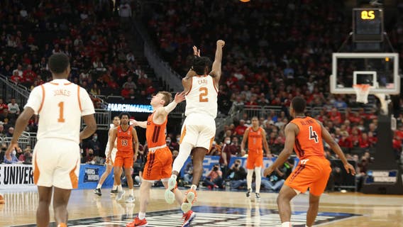 Texas beats Hokies 81-73 for 1st NCAA tourney win since 2014