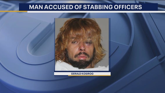 2 Denton police officers stabbed while trying to arrest sex offender