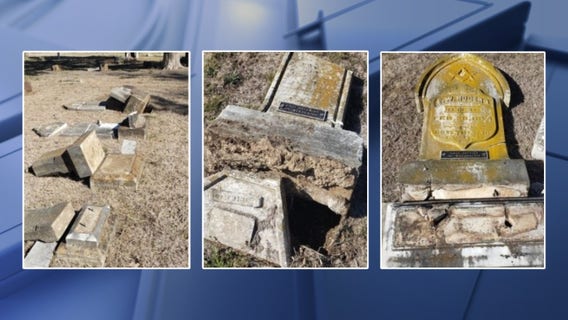 200+ gravestones damaged at Waxahachie cemetery