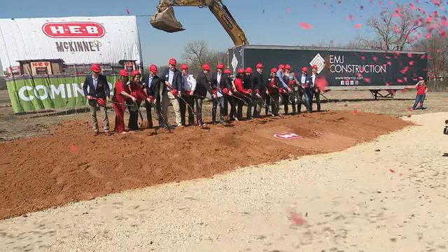 Groundbreaking held for new H-E-B in McKinney