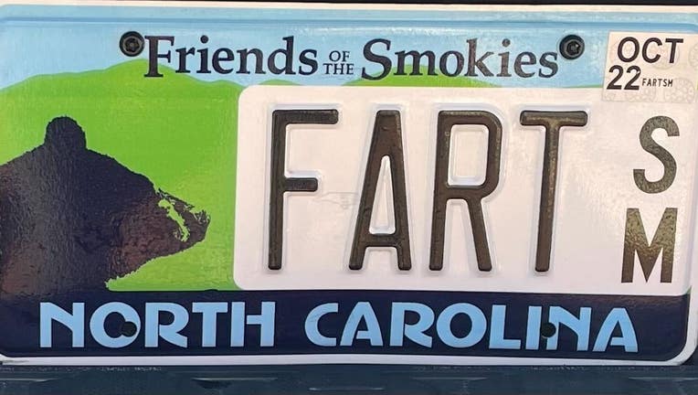 FART license plate