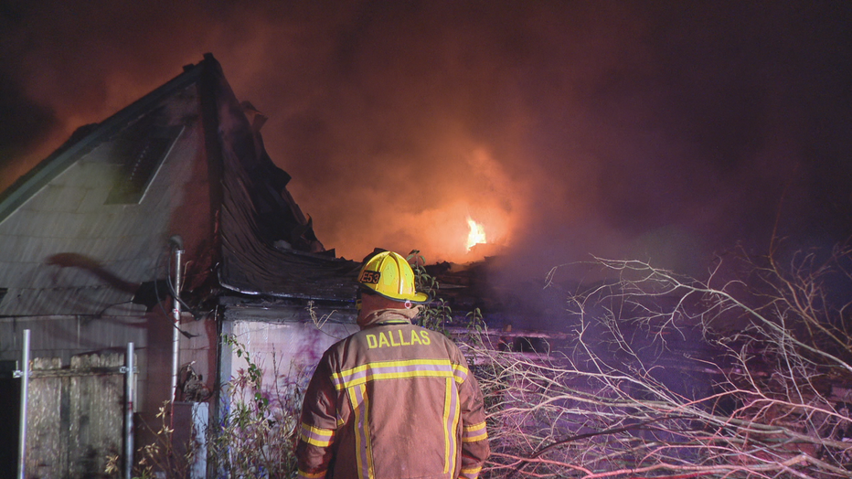 Dallas home destroyed following gas explosion