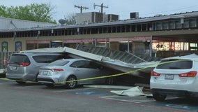 Strong winds damage businesses in North Texas