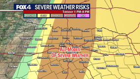 3 days of severe storms in the forecast for Dallas-Fort Worth