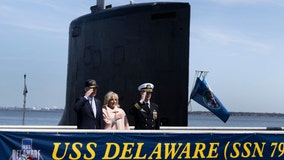 Biden commissions USS Delaware, a nuclear attack submarine