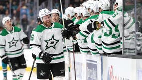 Stars beat Sharks 5-4, move into wild-card spot