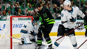 Stars beat Sharks 2-1, keep surging in West wild-card race