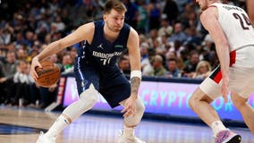 Doncic has 39 points, 11 rebounds, 16th tech in Mavs' win over Trail Blazers