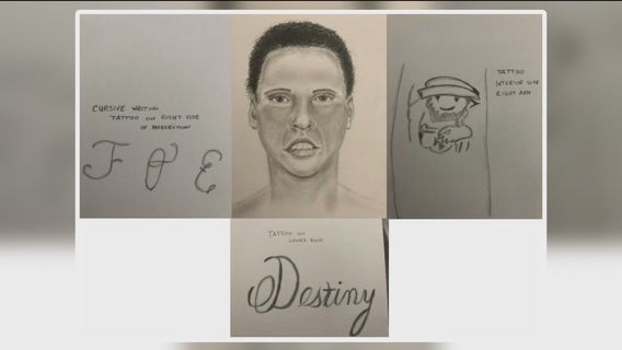 Sketch shows unidentified woman found dead in Dallas lake