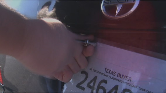 Texas lawmakers question DMV over illegal paper tags problem
