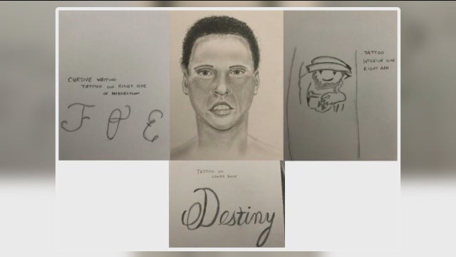 Sketch shows unidentified woman found dead in Dallas lake