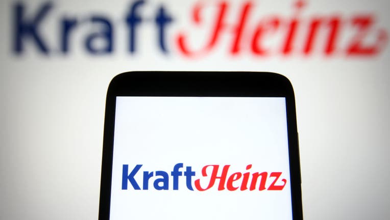 In this photo illustration, Kraft Heinz Company (KHC) logo