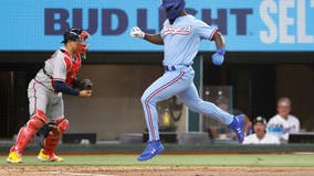 Garcia drives in 4, Rangers beat Braves 7-3 to take series