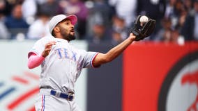 Torres HR in 9th lifts Yanks over Rangers 2-1 in DH opener