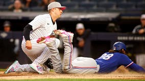 Miller homers vs King, Rangers top Yanks 4-2 to split DH