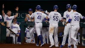 Seager triggers wild 8th as Rangers rally past Angels 10-5