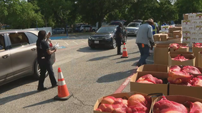 300 North Texas families receive gas, groceries & baby formula at distribution event