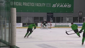 Dallas Stars kick off playoff series against Flames