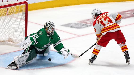 Flames get even in series with 4-1 win over Stars in Game 4