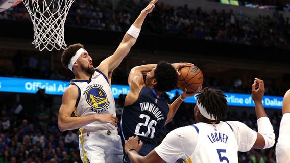 Golden State Warriors dunk Dallas Mavericks 109-100 for 3-0 series lead