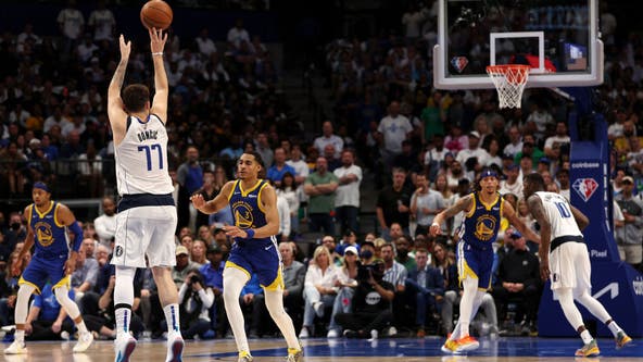 Doncic, Mavericks avoid sweep with 119-109 win over Warriors in Game 4