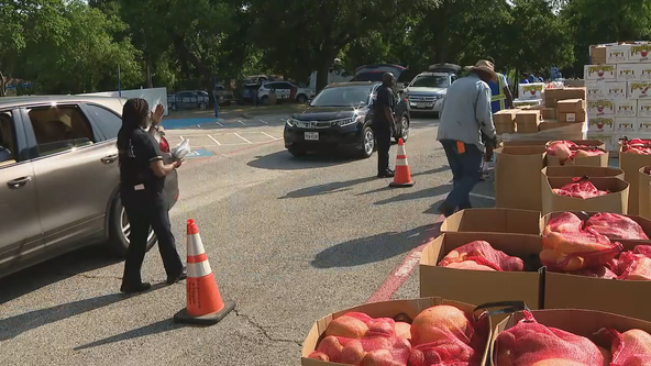 300 North Texas families receive gas, groceries & baby formula at distribution event