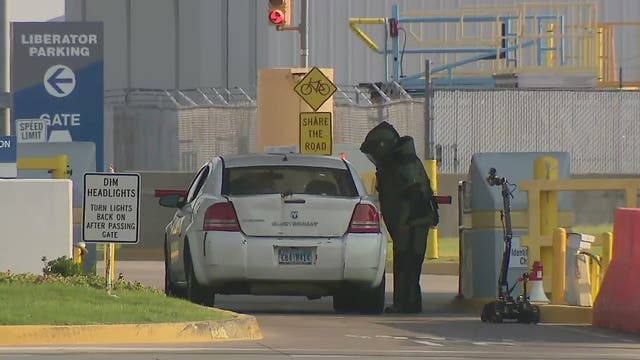 1 dead in suicide at Lockheed Martin main gate; suspicious device found in car